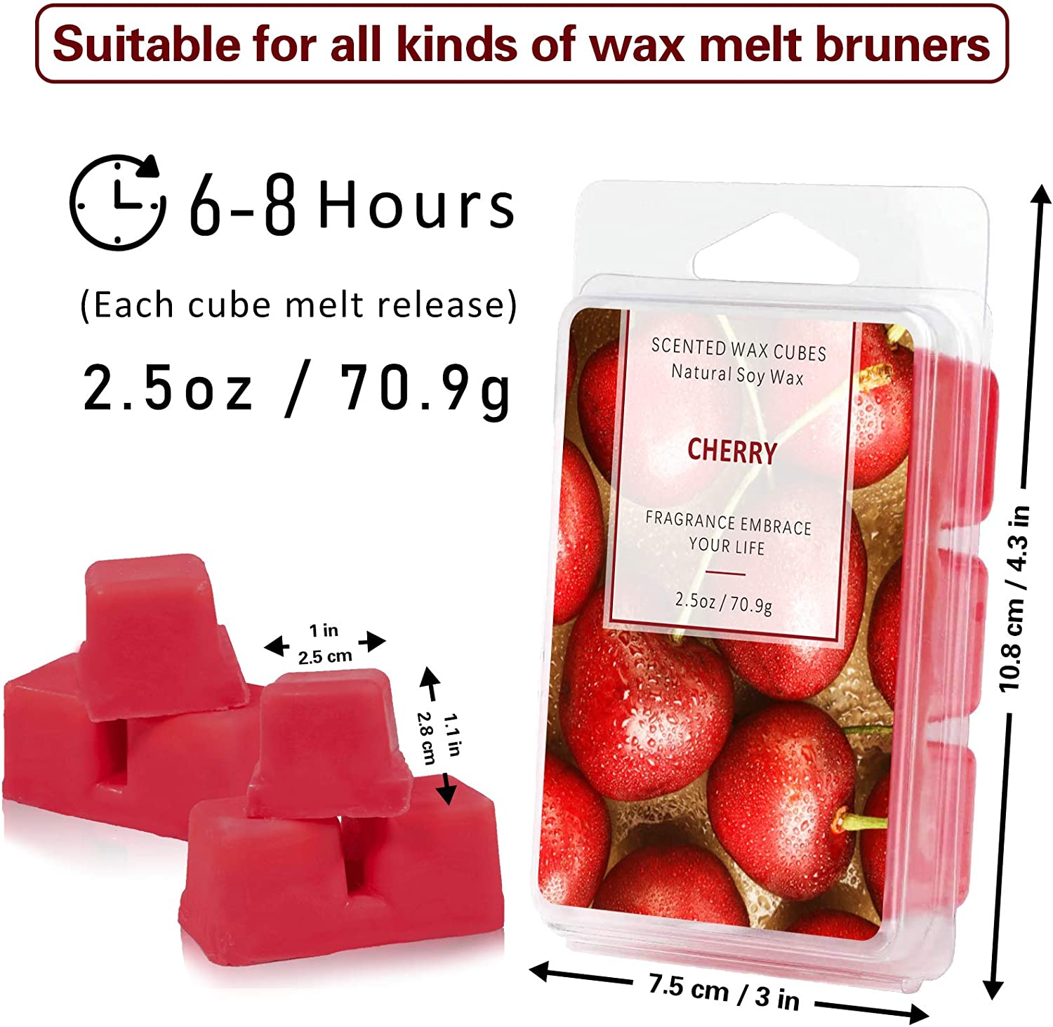 Boîte de Fondants Parfumés (Wax Melts) – Senteurs Orientales & Longue Durée